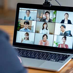 会議中のやりとり：チャット・挙手・表示切替などの手順